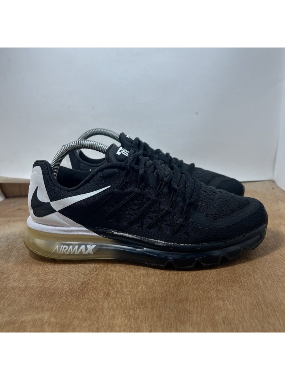 Nike Air Max 2015 Dos Angeles Black & White Sneakers 789563-001 Women Size 9